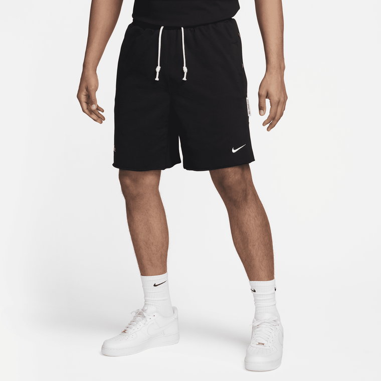 Męskie spodenki do koszykówki Dri-FIT Nike Standard Issue 21 cm - Szary