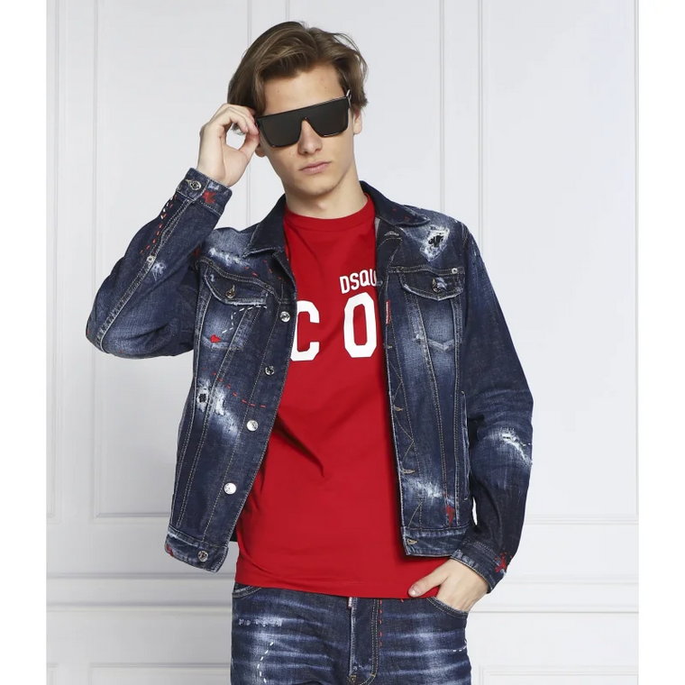 Dsquared2 Kurtka jeansowa Dan Jean Jacket | Regular Fit