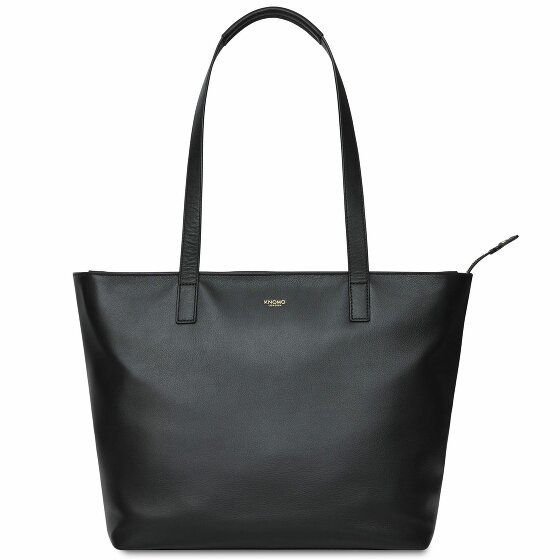 Knomo Mayfair Luxe Shopper Bag RFID Leather 41 cm Laptop Compartment black
