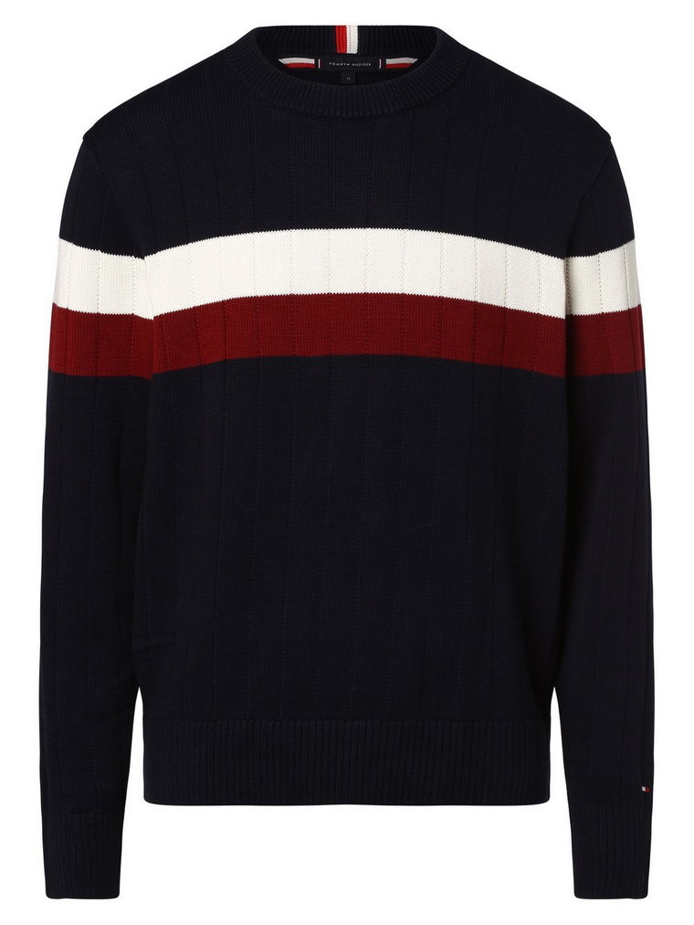 Tommy Hilfiger - Sweter męski, niebieski