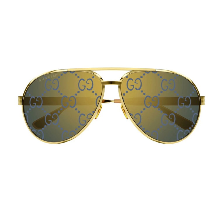 Okulary przeciwsłoneczne Linea LetteringAsian FitLarge Gucci