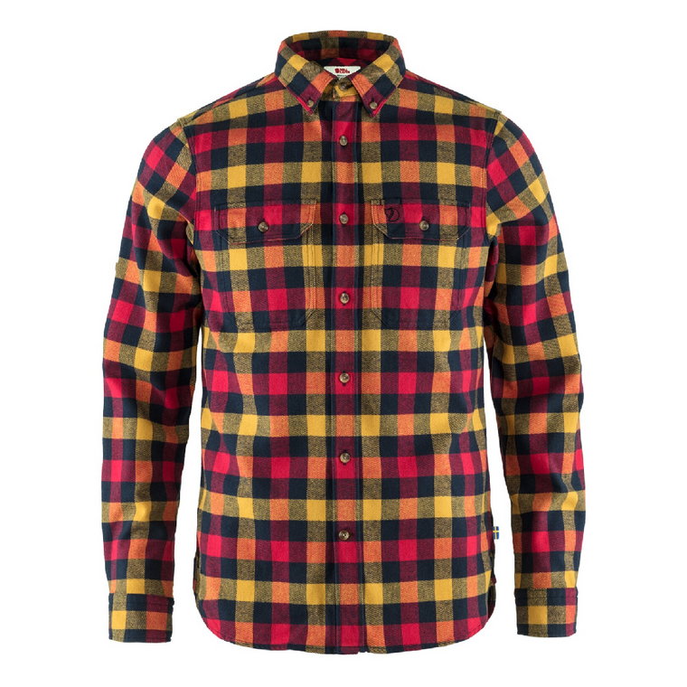 Męska koszula flanelowa Fjallraven Skog Shirt true red - L