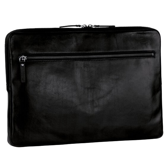 Leonhard Heyden Cambridge Laptop Sleeve Leather 41 cm schwarz