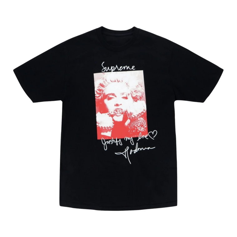 Limitowana edycja Madonna Tee Czarny Supreme