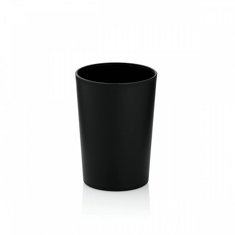 kubek łazienkowy, śred. 8 x 11 cm, czarny kod: KE-24201