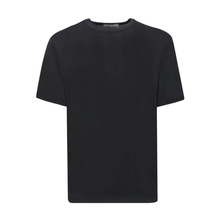 Czarna kolekcja T-shirtów i Polo Daniele Fiesoli