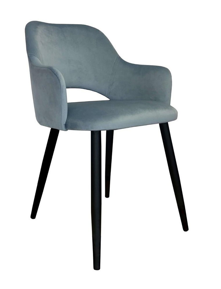 Krzesło ATOS Milano MG17, szaro-czarne, 76x42x57 cm