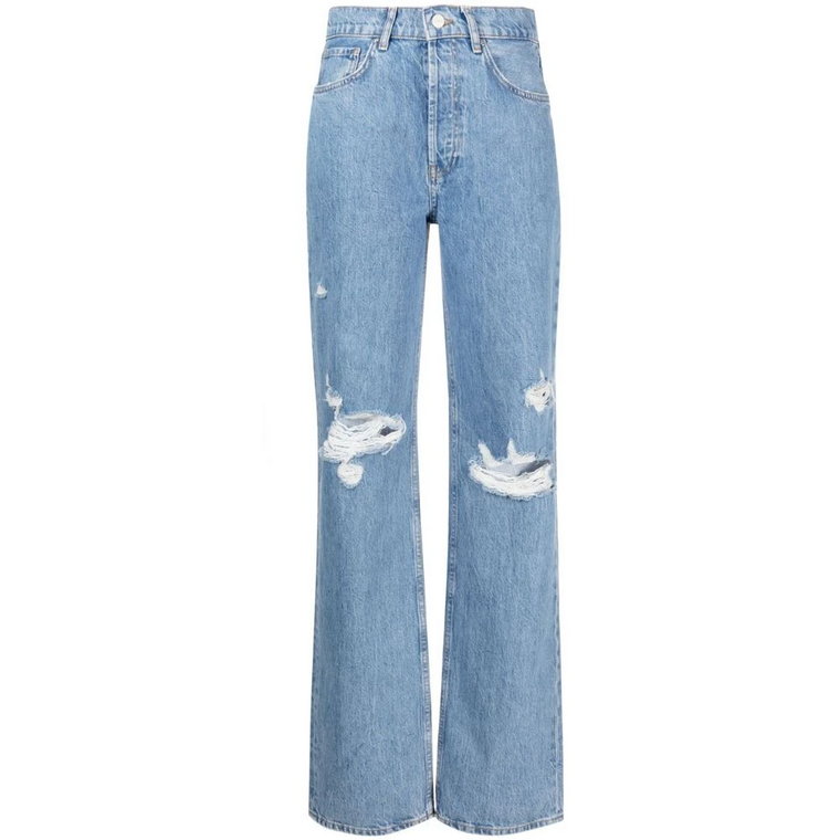 Gio High-Rise Straight Jeans Anine Bing