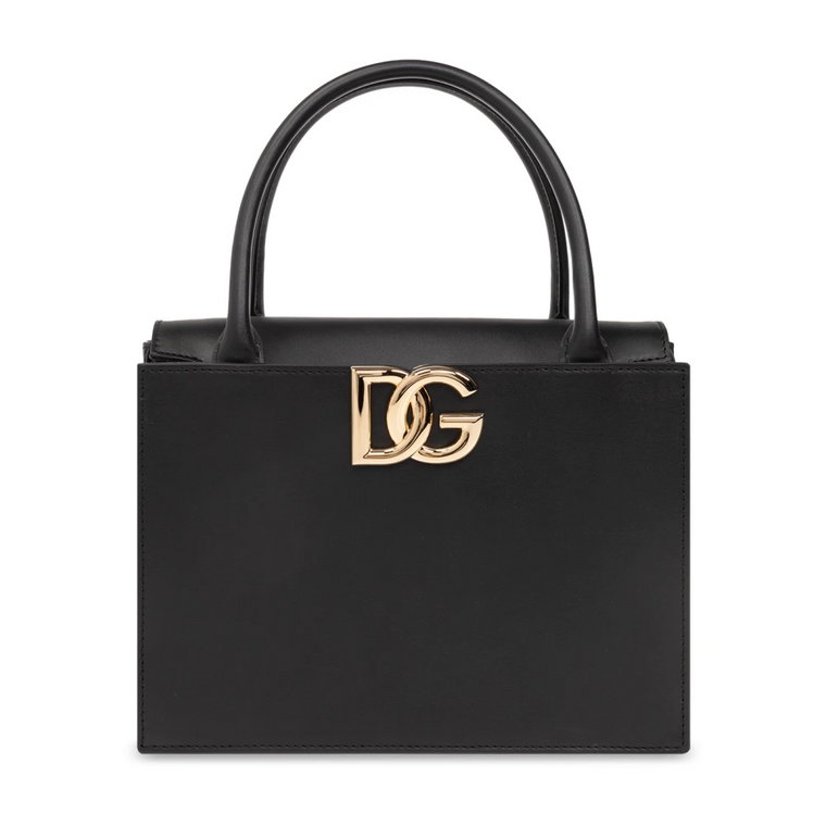 Skórzana torba do ręki Dolce & Gabbana