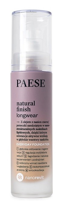 Paese Nanorevit Natural Finish Longwear Podkład 02 Porcelain 30ml