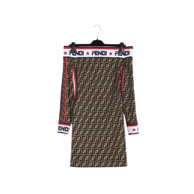 Pre-owned Cotton dresses Fendi Vintage