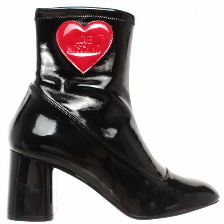 Stretch Naplak Buty Damskie Love Moschino