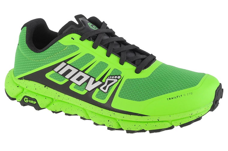 Inov-8 Trailfly G 270 V2 001065-GNBK-S-01, Męskie, Zielone, buty do biegania, przewiewna siateczka, rozmiar: 42