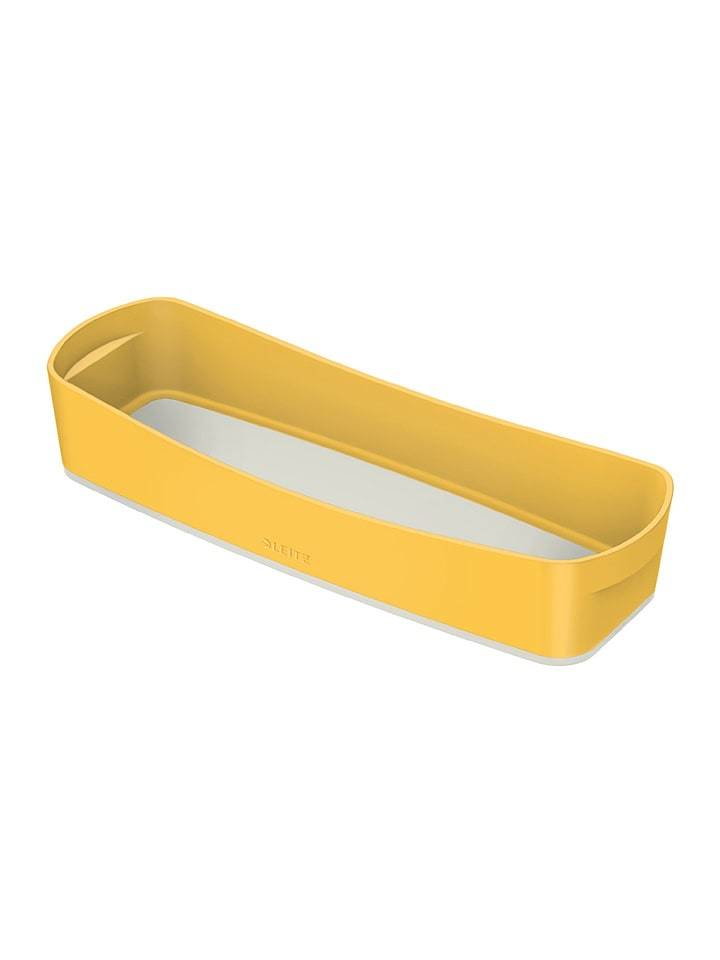 Leitz Pojemnik "MyBox - Cosy" w kolorze żółtym - 30,7 x 5,5 x 10,5 cm