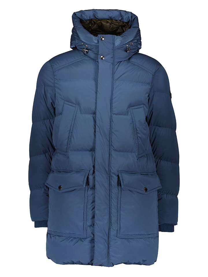 Woolrich Parka puchowa w kolorze granatowym