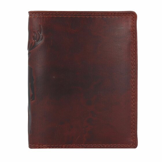 Jack Kinsky Monterey 100 Portfel Ochrona RFID Skórzany 10.5 cm cognac