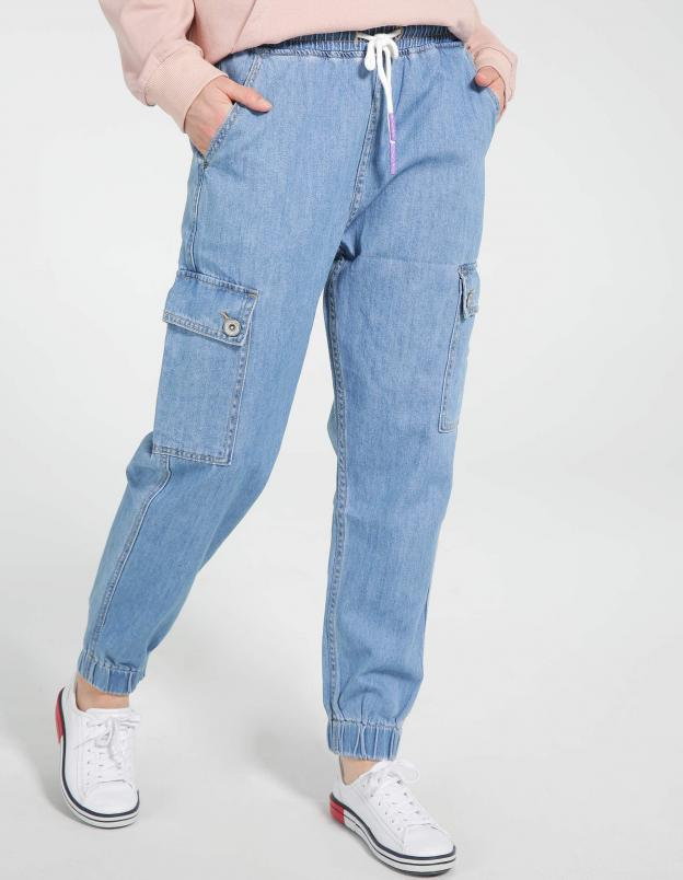 SPODNIE Z DENIMU 42-7150 JEANS