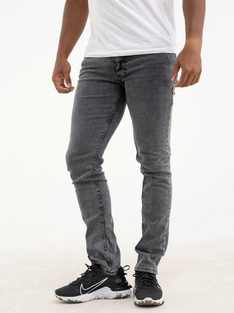 Spodnie Jeansowe Croll Basic Slim 6220 Czarne