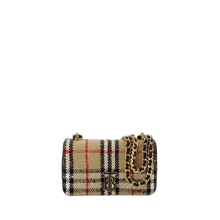 Chevron Mini Crossbody Torba Burberry