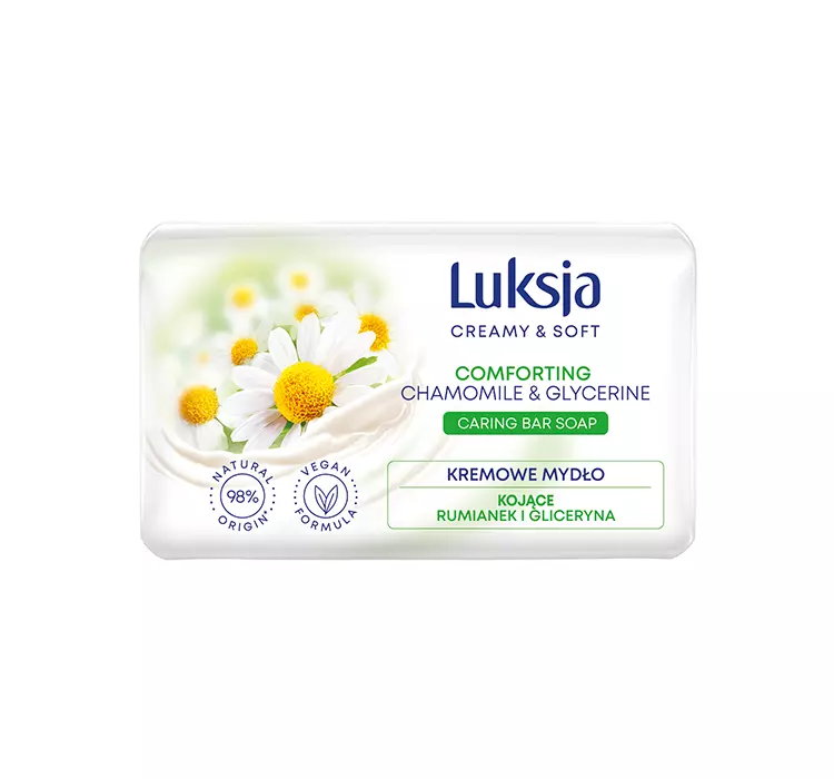 LUKSJA CREAMY & SOFT MYDŁO W KOSTCE RUMIANEK I GLICERYNA 90G