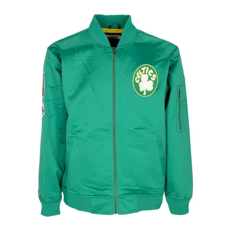 Kurtka Bomber Boston Celtics Lekka Satyna Mitchell & Ness