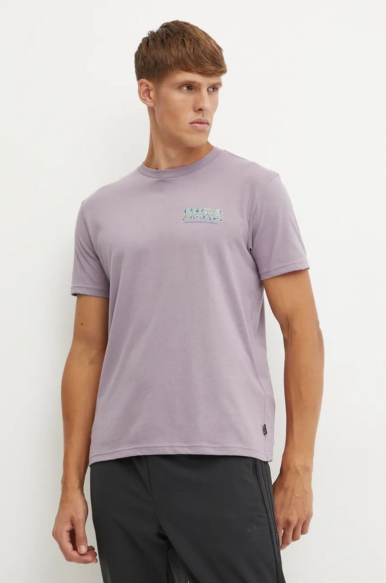 Billabong t-shirt Lizard męski kolor różowy z nadrukiem ABYZT02474