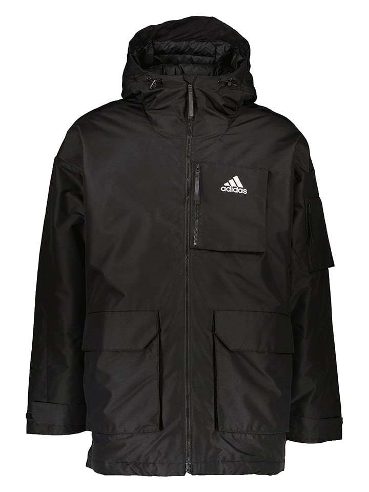 adidas Parka w kolorze czarnym