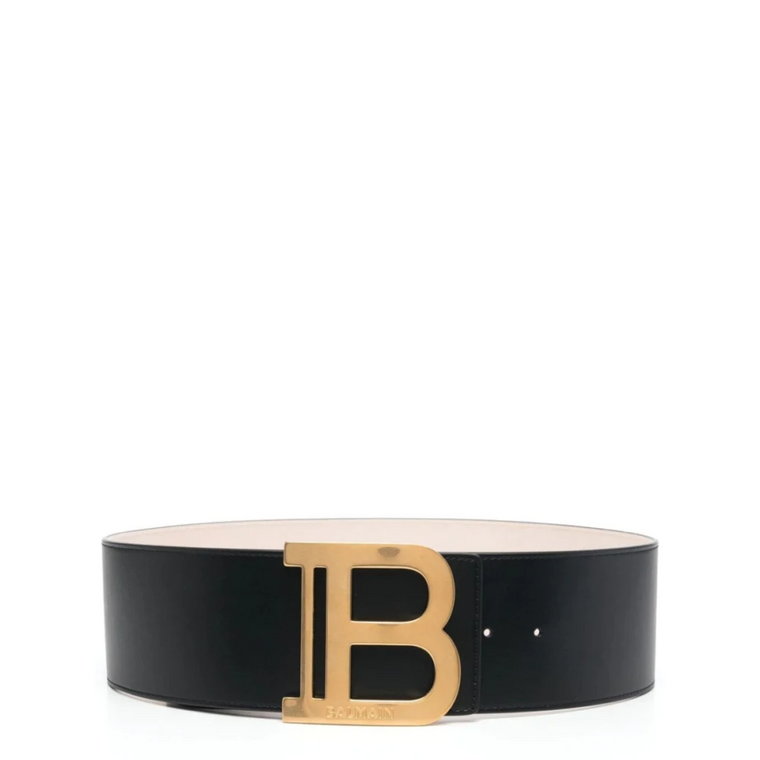 Czarne Akcesoria Damskie B-Belt Balmain