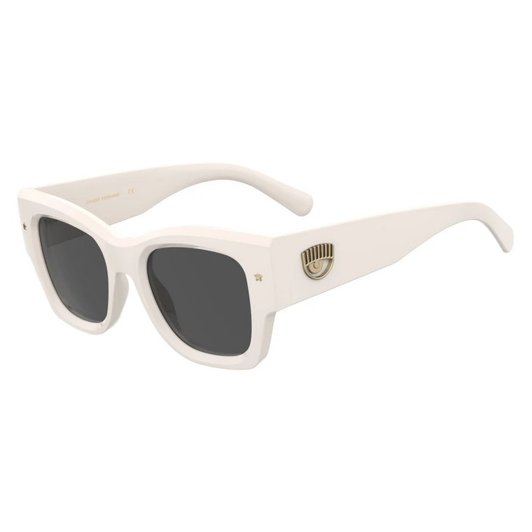 Białe/Szare Okulary przeciwsłoneczne CF 7023/S Chiara Ferragni Collection