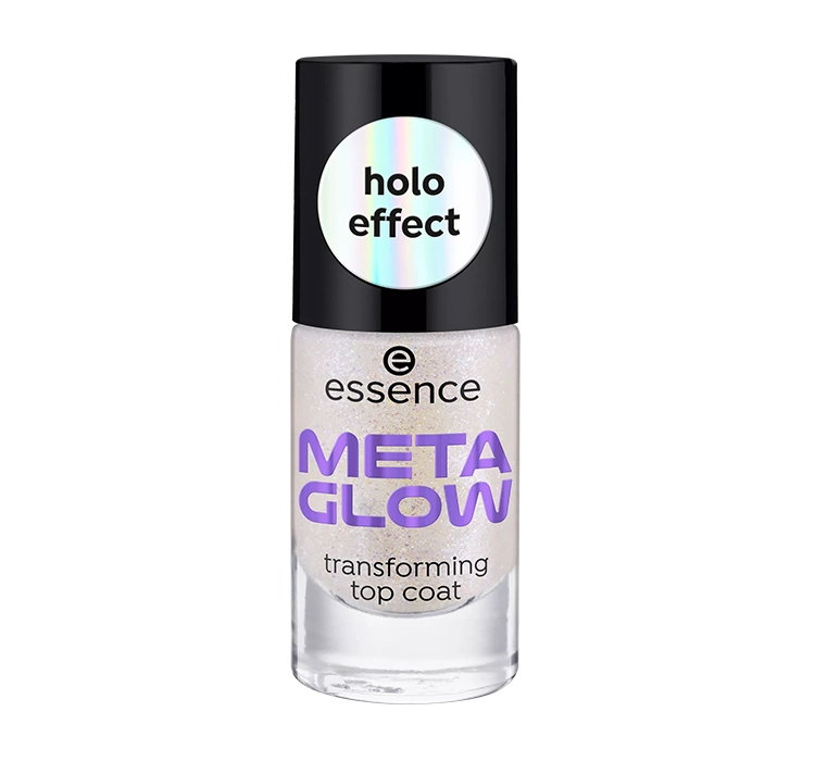 ESSENCE META GLOW LAKIER NAWIERZCHNIOWY Z EFEKTEM HOLOGRAFICZNYM 8ML