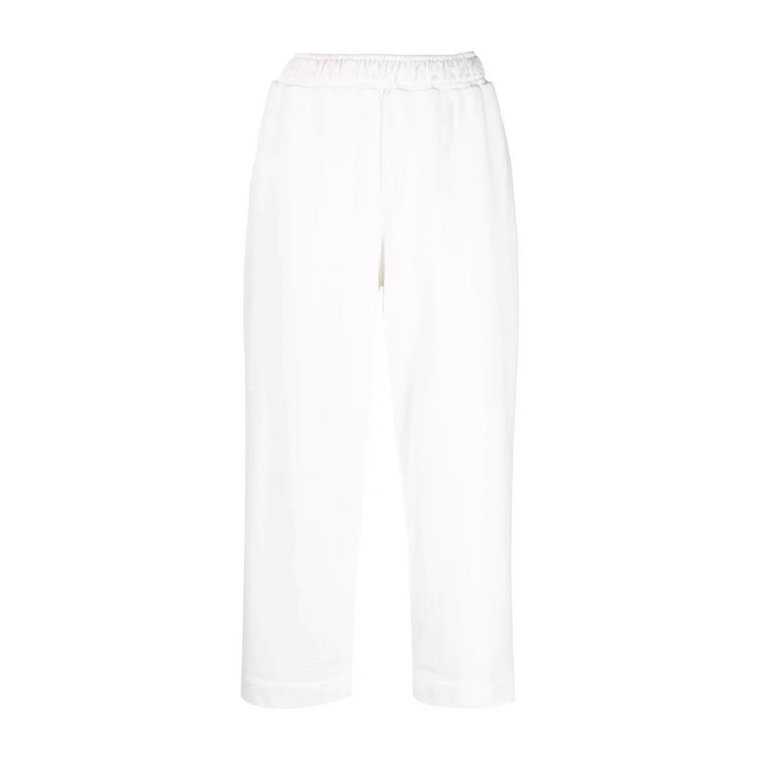 Białe Bawełniane Sweatpants dla Kobiet Proenza Schouler