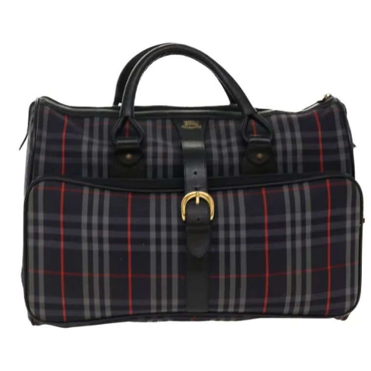 Pre-owned Canvas travel-bags Burberry Vintage