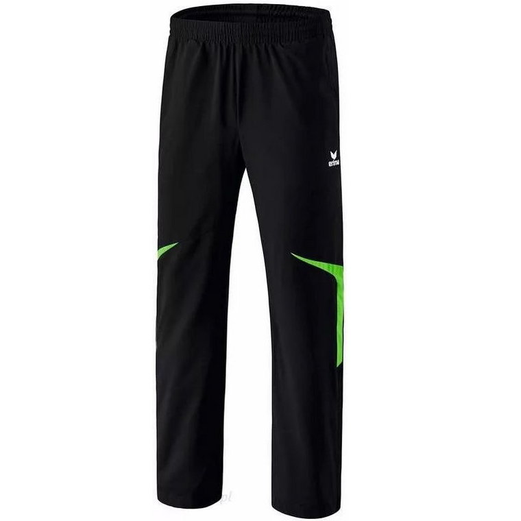 Spodnie Męskie Dresowe ERIMA Black/Green Modne Stylowe Wygodne Czarne Sportowe 34