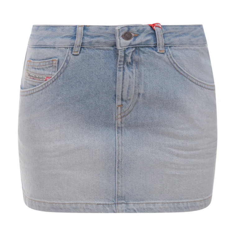 Denim Mini Spódnica Diesel