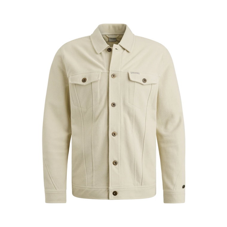 Twill Kurtka z Guzikami Overshirt Cast Iron