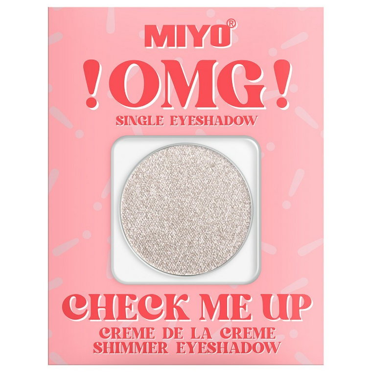 Miyo OMG Check Me Up Creme De La Creme Shimmer Eyeshadow 24 Bullion Cień do powiek 1,3g