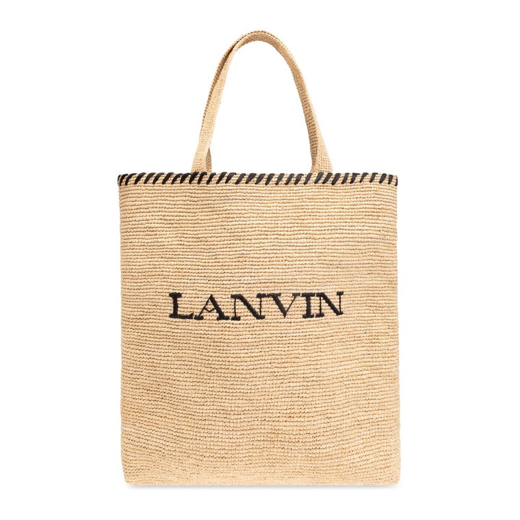 Pleciona torba typu shopper Lanvin