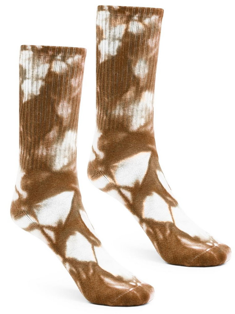 Długie Skarpetki Brązowe Urban Socks Tie Dye