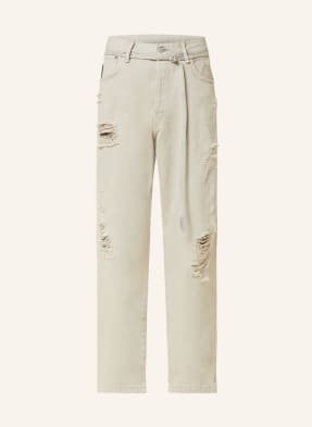 Acne Studios Jeansy W Stylu Destroyed Regular Fit beige