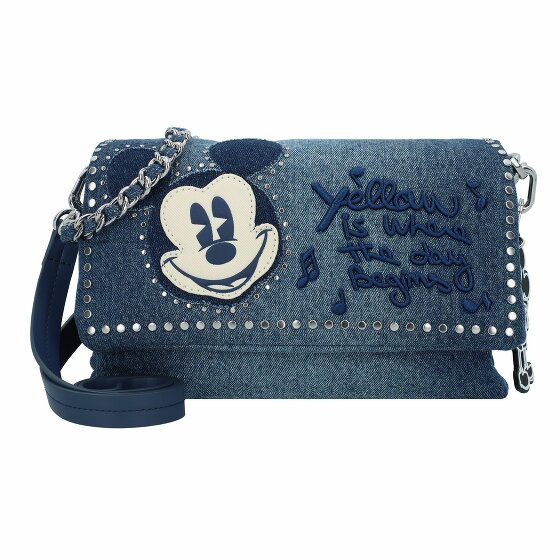 Desigual Mickey Rock Denim Torba na ramię 25 cm blau