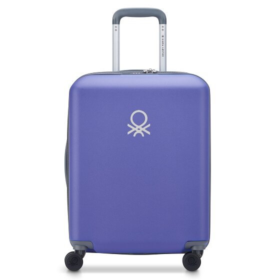 Delsey Paris Delsey Paris x United Colors of Benetton UCB Hardside 4 kółka Walizka kabinowy S 55 cm purple