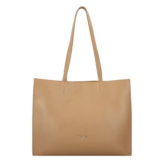 Patrizia Pepe New Shopping Shopper Bag Skórzany 37.5 cm eternity brown