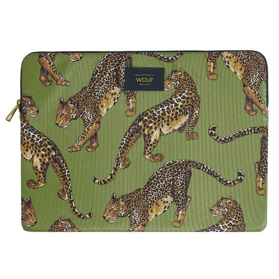 Wouf Pokrowiec na laptopa 38 cm olive leopard