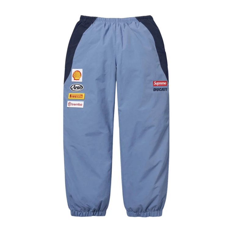 Limitowana edycja Track Pant Light Blue Supreme