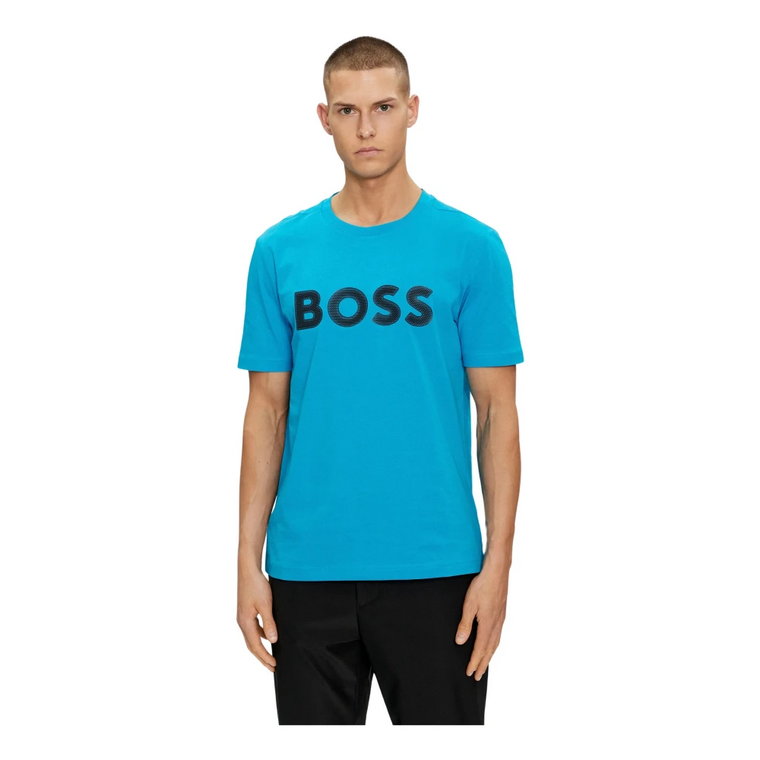 Casual Bawełniany T-shirt Hugo Boss