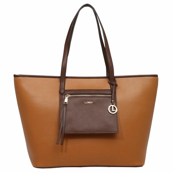 L.Credi Janka Shopper Bag 40 cm cognac