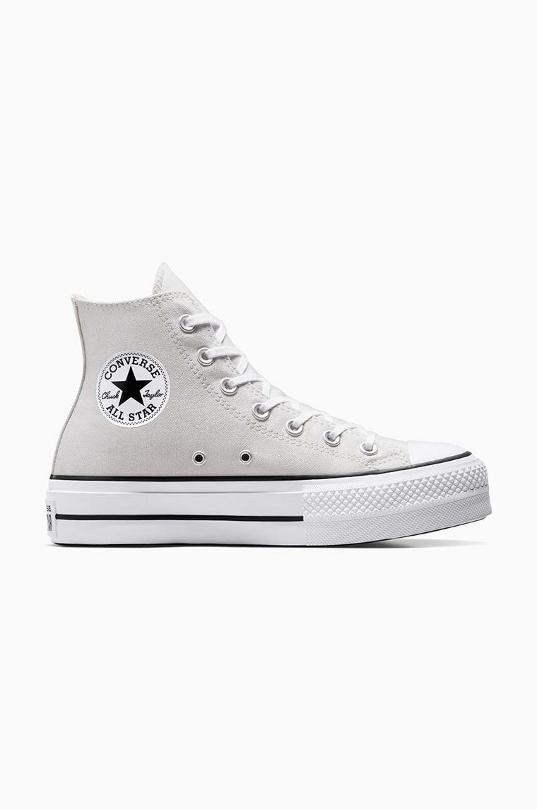 Converse trampki Chuck Taylor All Star Lift damskie kolor szary A08287C