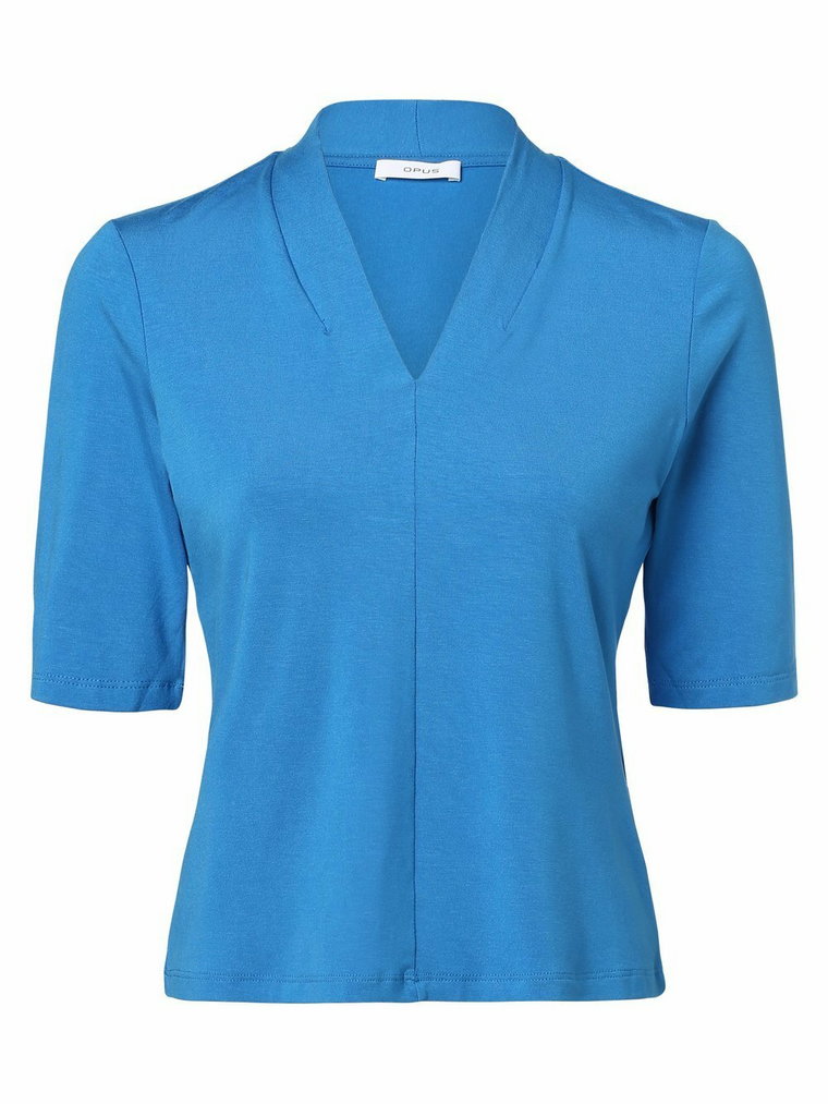 Opus - T-shirt damski  Sadja fresh, niebieski