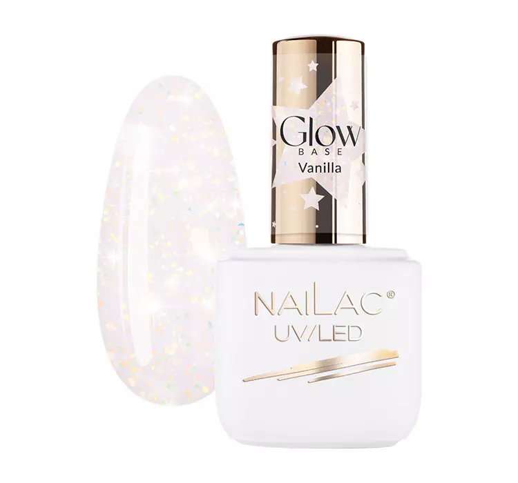 NAILAC GLOW BASE BAZA KAUCZUKOWA VANILLA 7ML