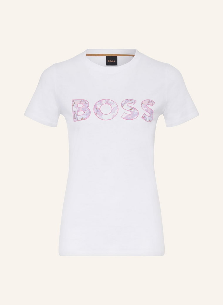 Boss T-Shirt Elogo weiss